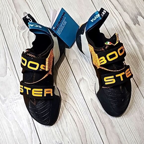 (S-AB137) SCARPA Booster Vegan Rock Climbing Shoes Sz 7 Women's- 6 Men's - Picture 9 of 10